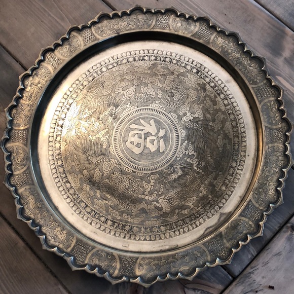 Brass Platters VINTAGE - Picture 5 of 8